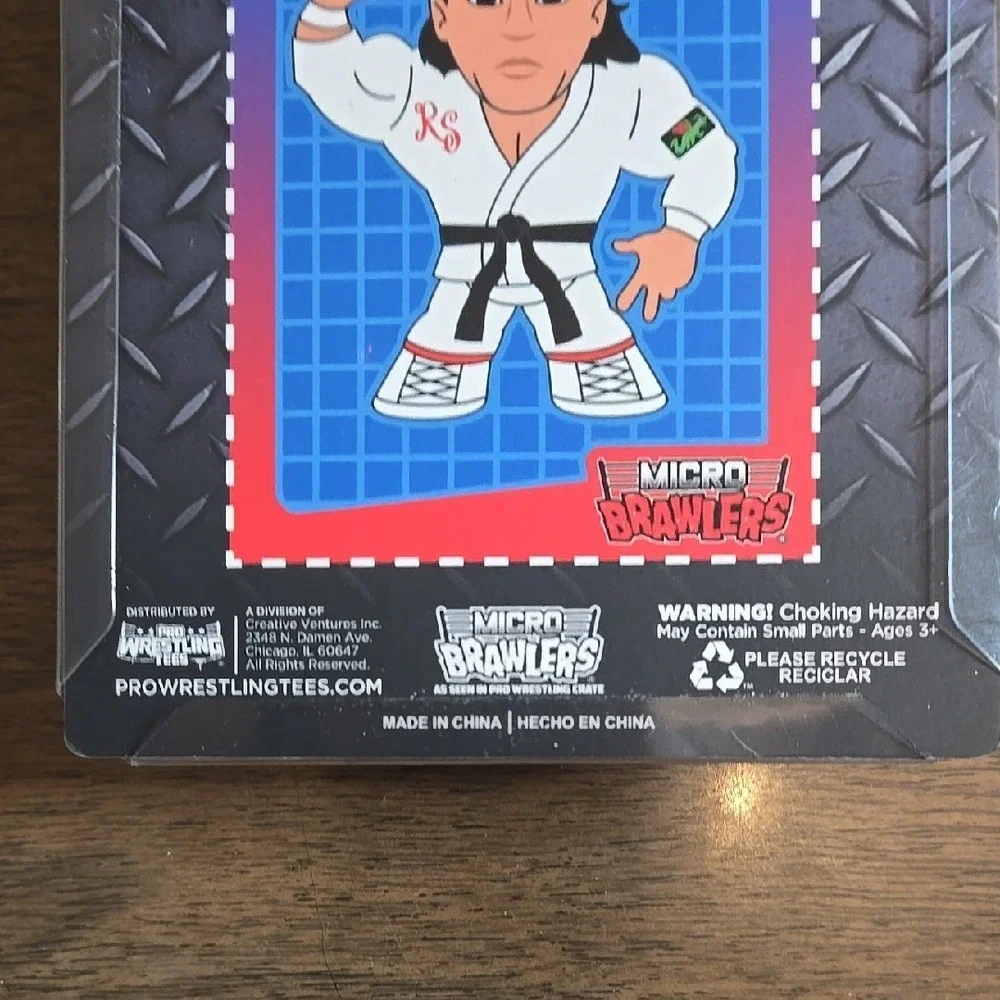 Micro Brawlers Ricky 'The Dragon' Steamboat Figure, New - Picture 4 of 6
